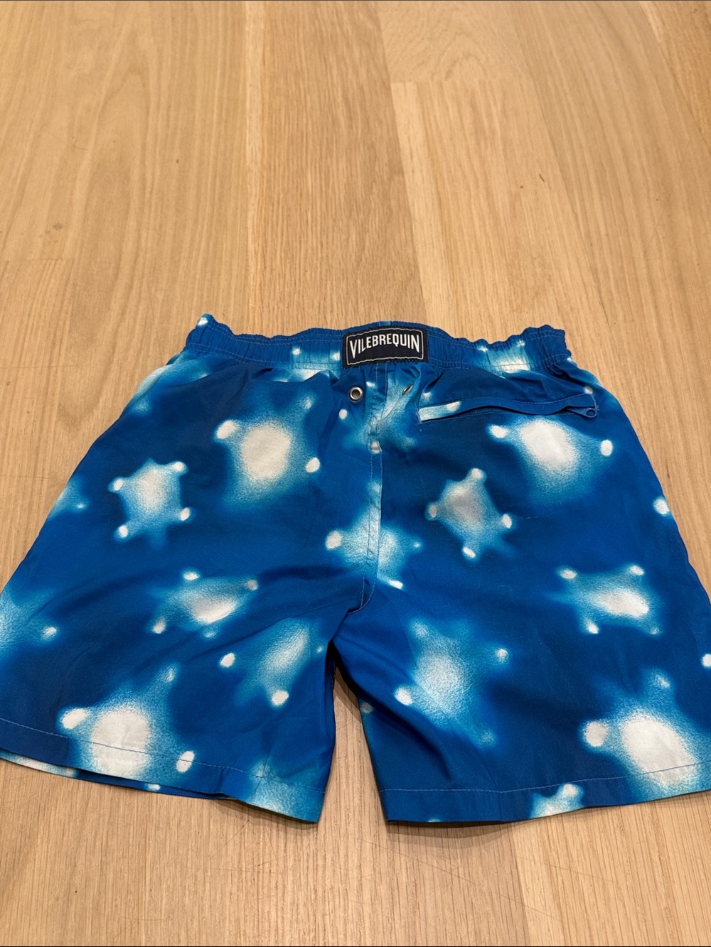 Vilebrequin Blue White Turtle  Swim Shorts